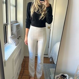 Grey/blue high waisted trouser